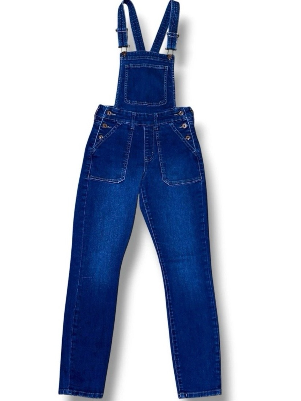GUESS Los Angeles Women's Skinny Denim Overalls Jumpsuit SIZE 24